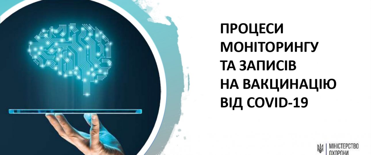 Процеси моніторингу та записів на вакцинацію від  COVID-19