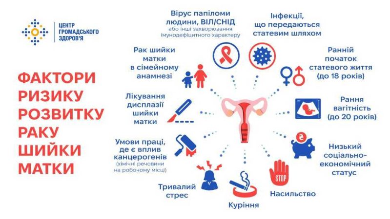 Не лише інфекції та генетика: що збільшує ризик появи раку шийки матки Не лише інфекції та генетика: що збільшує ризик появи раку шийки матки