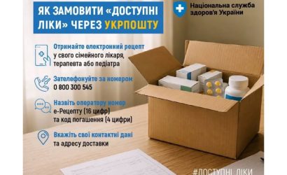 Як замовити "Доступні ліки" через Укрпошту